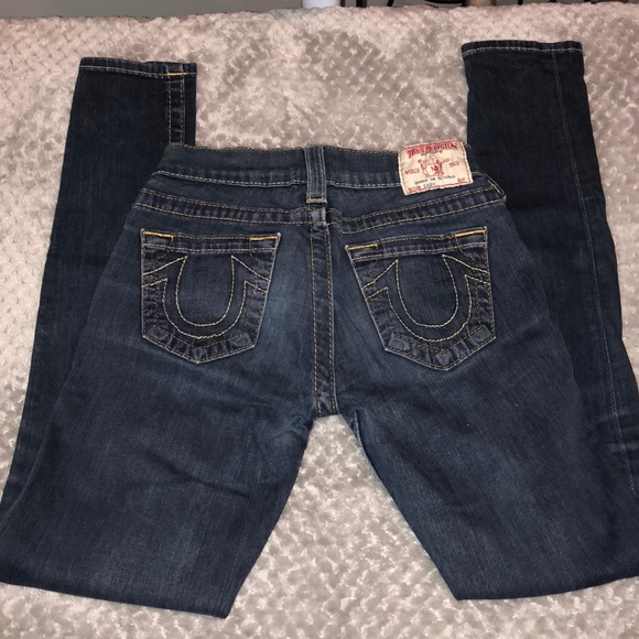 True Religion Denim - EUC True Religion dark wash jeans Sz 25